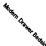 Modern Drawer Bedside Table White Solid Wood Base Monroe